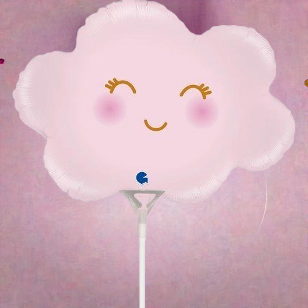 Globo nube rosa