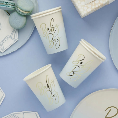 Vasos Baby Boy (8 unidades)