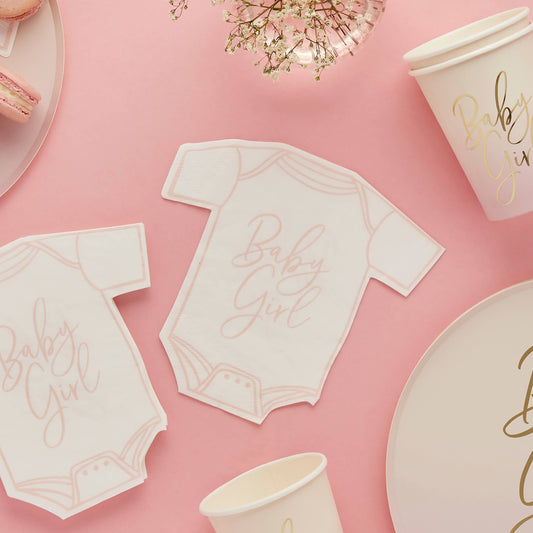 Servilletas Baby Girl (16 unidades)