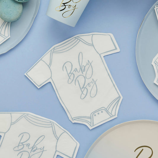 Servilletas Baby Boy (16 unidades)