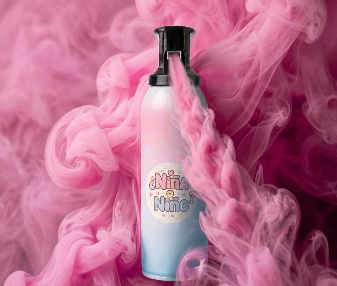 Mini extintor tugendereveal rosa