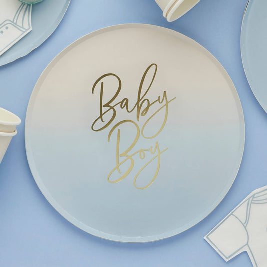 Plato Baby Boy (8 unidades)