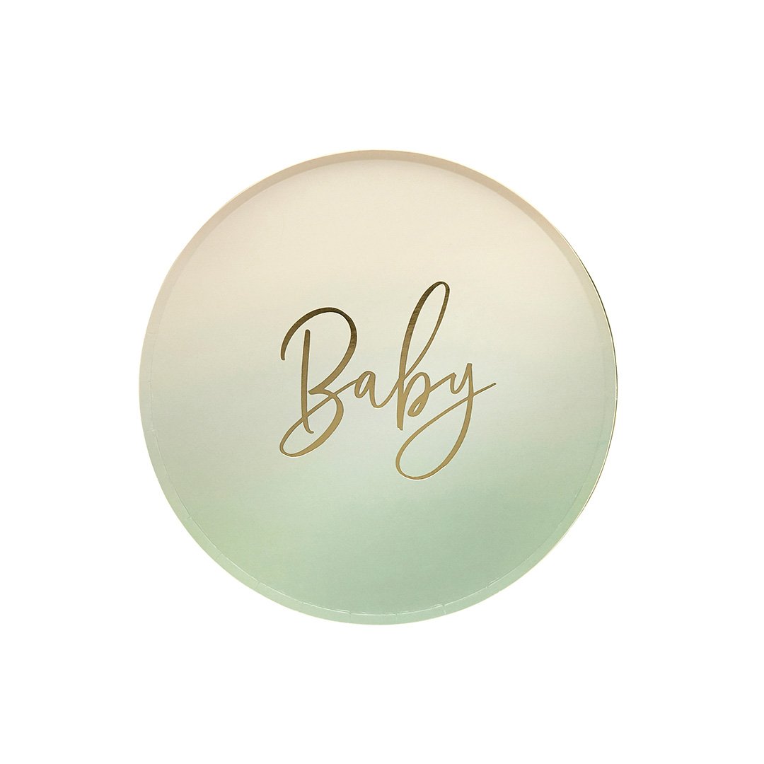 Plato Baby neutral (8 unidades)